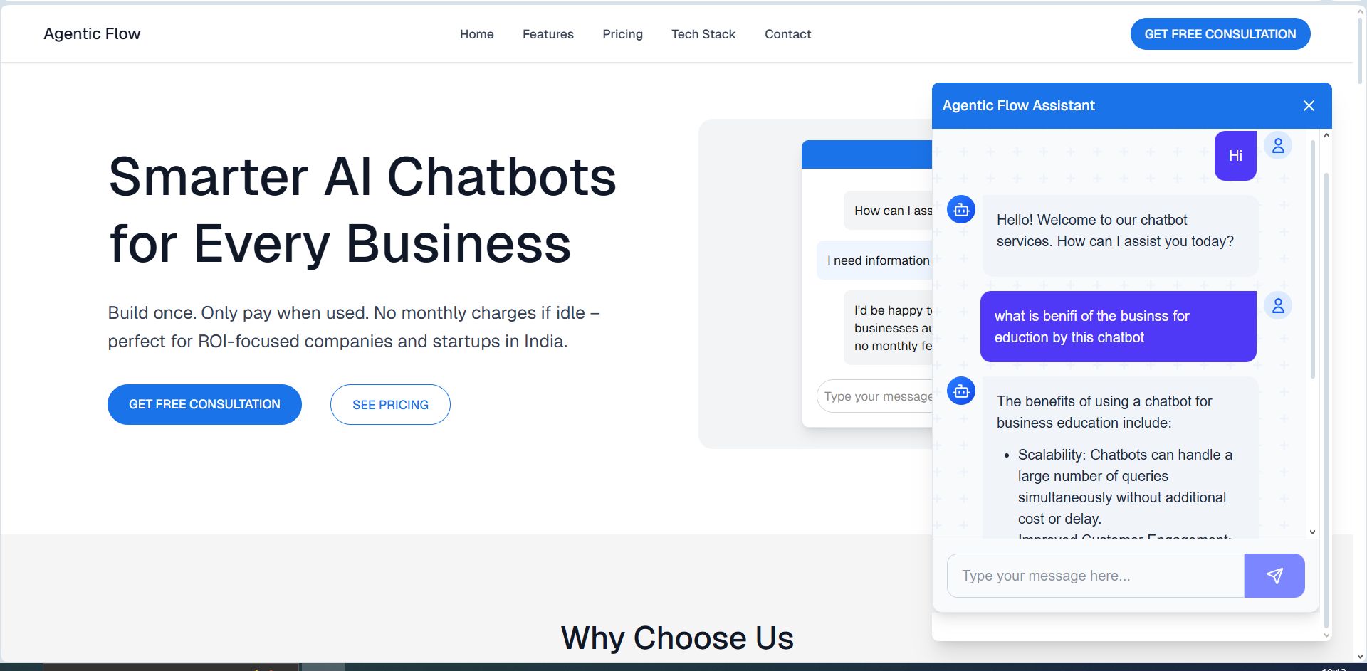 AWS Bedrock Agent Interface